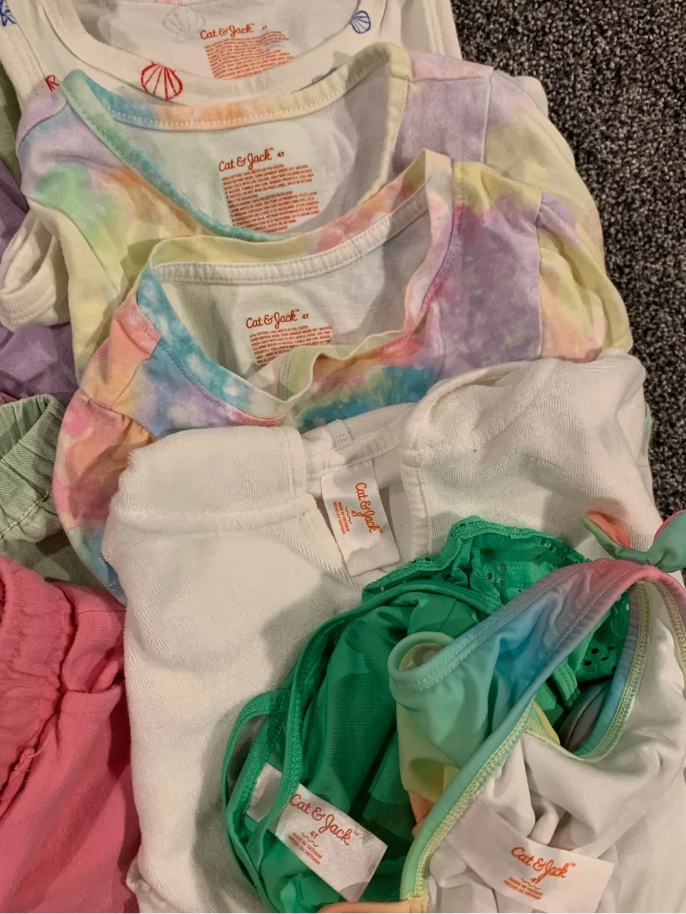 Cat & Jack 4T Girls Bundle (11 items)